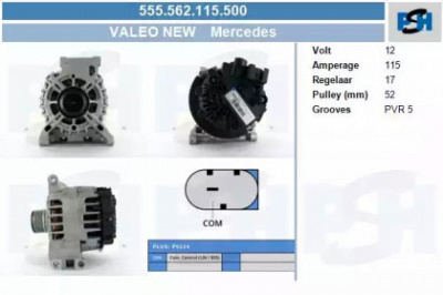CV PSH 555562115500 -  Генератор